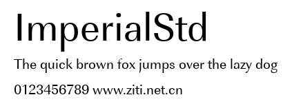 ImperialStd.ttf字體轉換器圖片