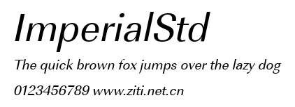 ImperialStd.ttf字體轉換器圖片