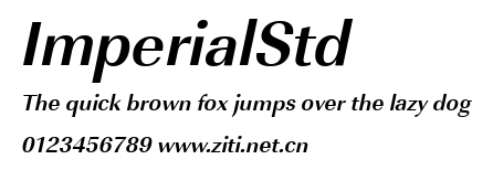 ImperialStd.ttf字體轉換器圖片