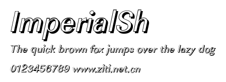 ImperialSh.ttf字體轉換器圖片