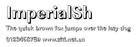ImperialSh.ttf字體轉換器圖片
