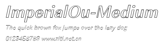ImperialOu-Medium.ttf字體轉換器圖片
