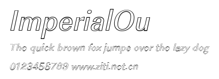 ImperialOu.ttf字體轉換器圖片