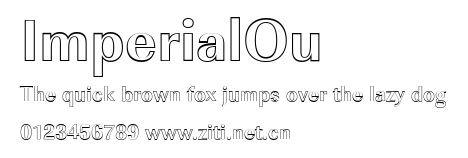 ImperialOu.ttf字體轉換器圖片