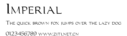 Imperial.ttf字體轉換器圖片