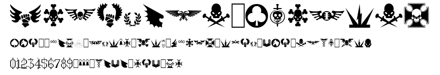 Imperial Symbols.ttf字體轉換器圖片