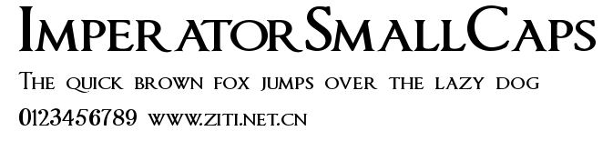 ImperatorSmallCaps.ttf字體轉換器圖片