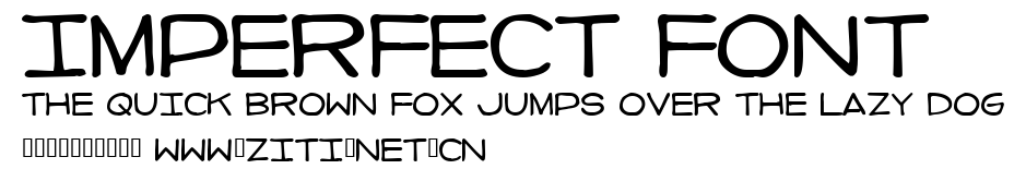Imperfect font.ttf字體轉換器圖片
