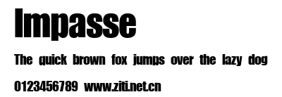 Impasse.ttf字體轉換器圖片