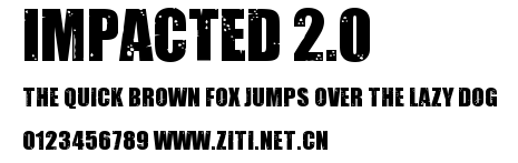 Impacted 2.0.ttf字體轉換器圖片