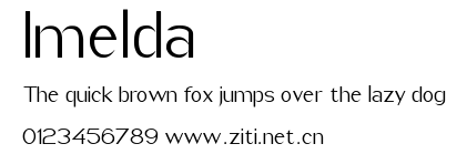 Imelda.ttf字體轉換器圖片