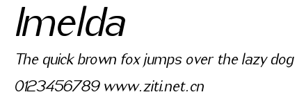 Imelda.ttf字體轉換器圖片