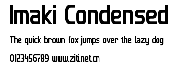Imaki Condensed.ttf