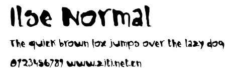 Ilse Normal.ttf字體轉換器圖片