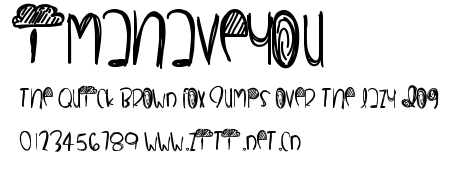 ImaHaveYou.ttf字體轉換器圖片