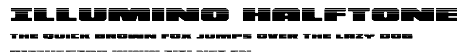 Illumino Halftone.ttf字體轉換器圖片