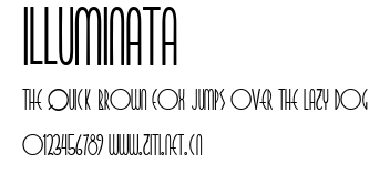 Illuminata.ttf字體轉換器圖片
