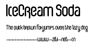 IceCream Soda.ttf字體轉換器圖片
