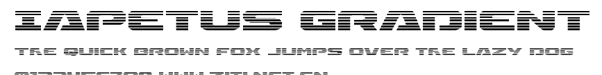 Iapetus Gradient.ttf字體轉換器圖片