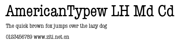 AmericanTypew LH Md Cd.ttf