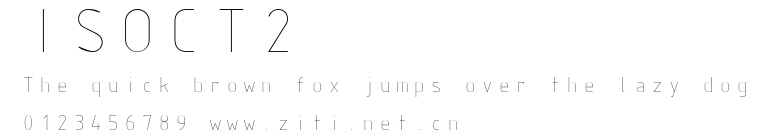 ISOCT2.ttf字體轉換器圖片