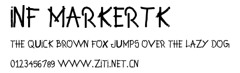 INF MarkerTK.ttf字體轉換器圖片