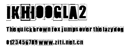 IKHIOOGLA2.ttf字體轉換器圖片