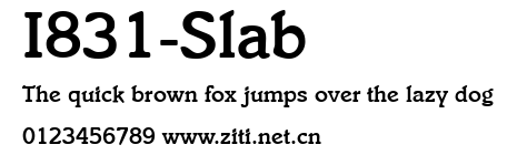 I831-Slab.ttf字體轉換器圖片