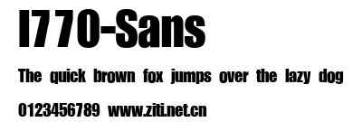 I770-Sans.ttf字體轉換器圖片
