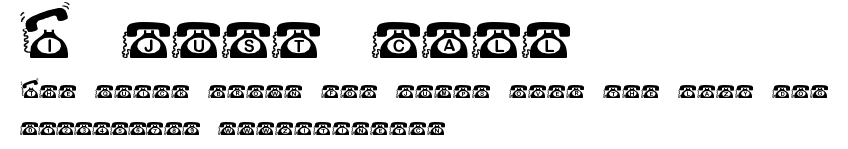 I just call.ttf字體轉換器圖片