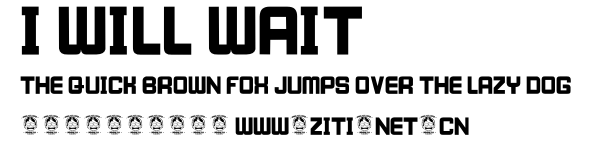 I WILL WAIT.otf