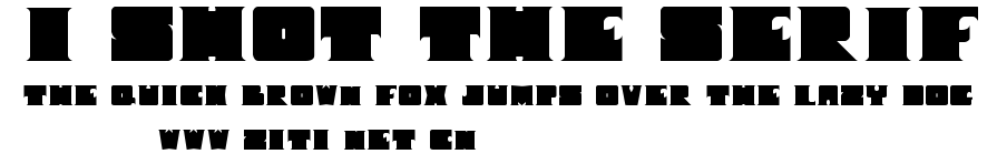 I Shot The Serif.ttf字體轉換器圖片