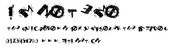 I'M NOT EMO.ttf字體轉換器圖片