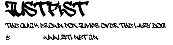 justfist.ttf字體轉換器圖片