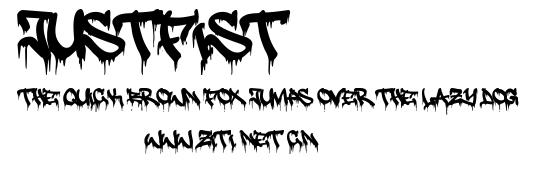 justfist2.ttf字體轉換器圖片