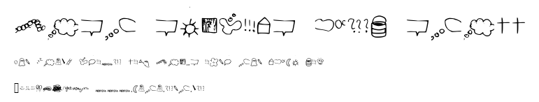 just symbols and stuff.ttf字體轉換器圖片