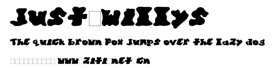 just_willys.ttf字體轉換器圖片