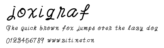 joxigraf.ttf字體轉換器圖片
