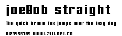 joeBob straight.ttf字體轉換器圖片