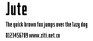 Jute.ttf字體轉換器圖片