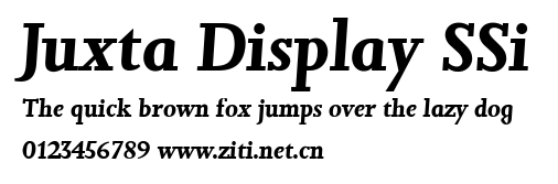 Juxta Display SSi.ttf