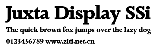 Juxta Display SSi.ttf