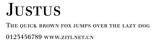 Justus.ttf字體轉換器圖片