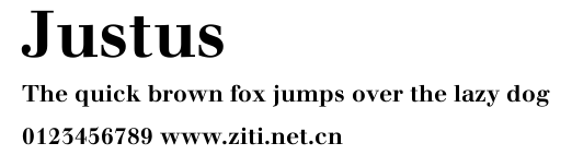 Justus.ttf字體轉換器圖片