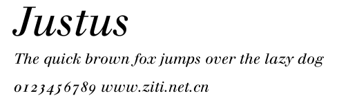 Justus.ttf字體轉換器圖片