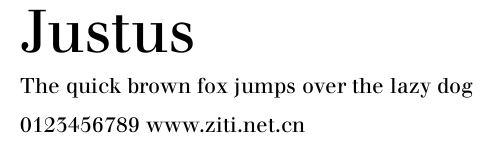 Justus.ttf字體轉換器圖片