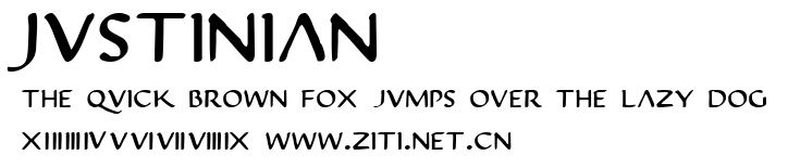 Justinian.ttf字體轉換器圖片
