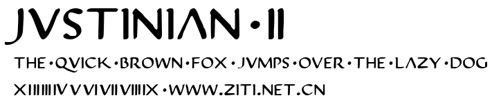 Justinian 2.ttf字體轉換器圖片