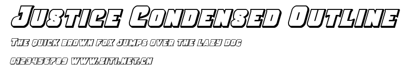 Justice Condensed Outline.ttf