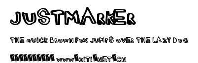 JustMarker.ttf字體轉換器圖片